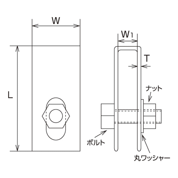 グレーチングクリップGCD型