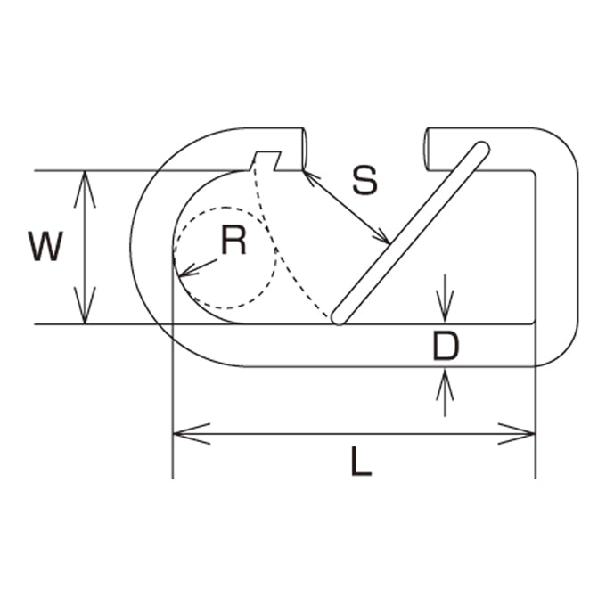 O型フック（ベルト用）