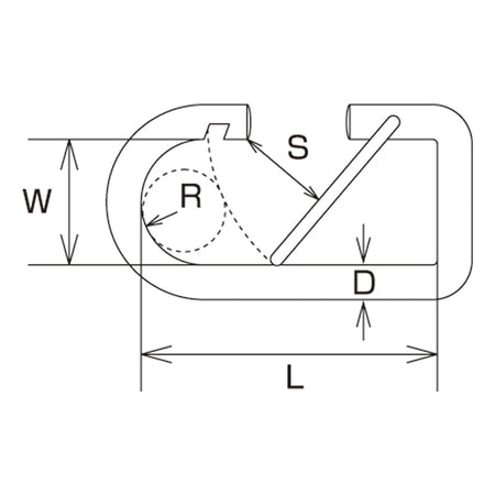 O型フック（ベルト用）