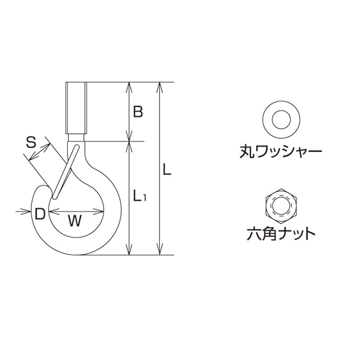 Qボルトフック