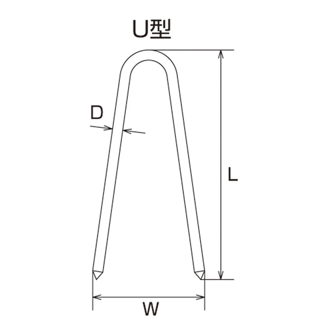 ロープ止め金具