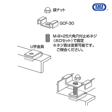 グレーチングクリップGCG型