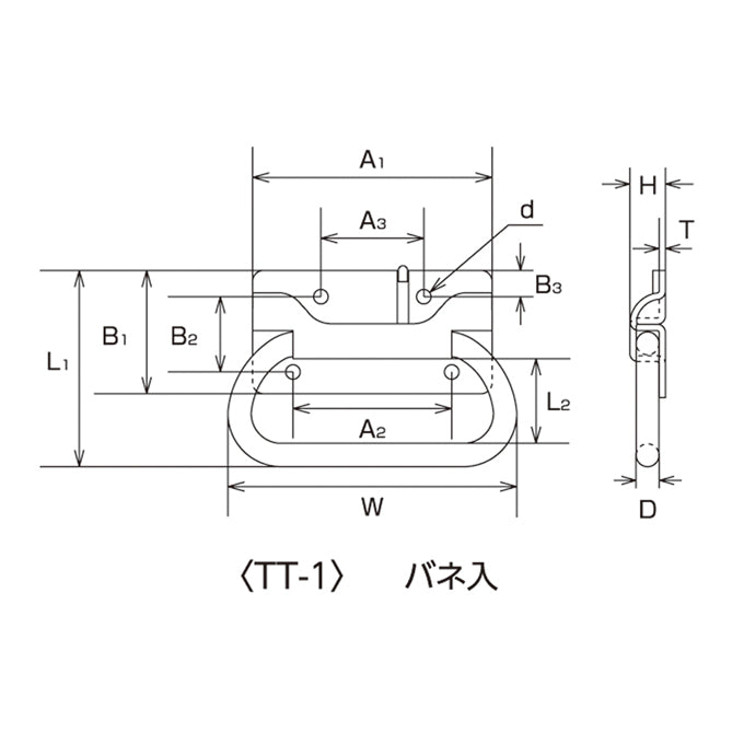 トランク取手