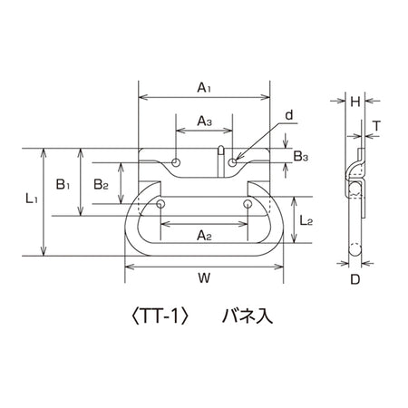 トランク取手